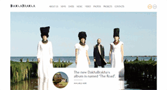 Desktop Screenshot of dakhabrakha.com.ua